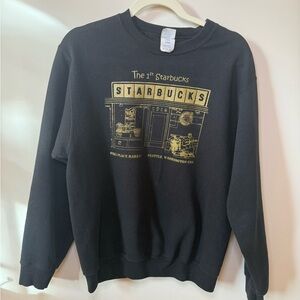 Starbucks Pike Place Market “The 1st Starbucks” Crewneck Sweatshirt M